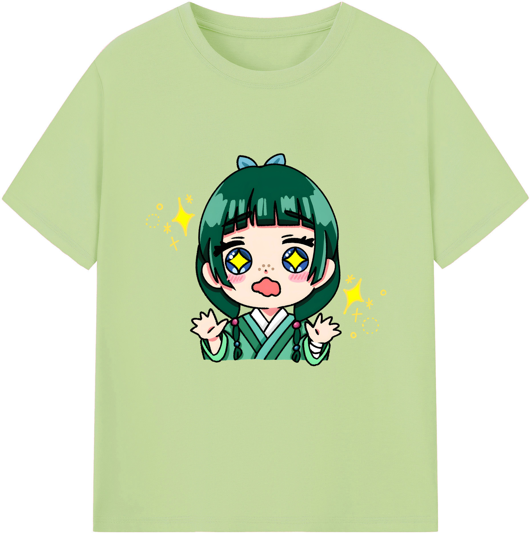（画像用） 薬屋のひとりごと The Apothecary Diaries 綿100％半袖Tシャツ（フロントプリント）